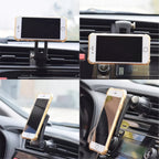 Multifunctional Car Air Conditioner Air Outlet Magnetic Phone Holder, Air Outlet Magnetic (Black), Air Outlet Magnetic (Green)