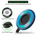 Multifunctional Car Center Console Dashboard Suction Cup Magnetic Phone Holder, Suction Cup Magnetic (Black), Suction Cup Magnetic (Green)