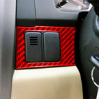 2 PCS Set for Honda CRV 2007-2011 Carbon Fiber Car Central Control Card Box Panel Decorative Sticker, Right Drive, Central Control Card Box, Right Drive