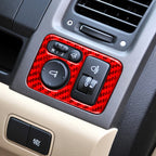For Honda CRV 2007-2011 Car Carbon Fiber Rear Mirror Adjustment Switch Frame Decorative Sticker, Right Drive, Rear Mirror Adjustment Switch, Right Drive