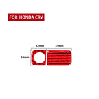 2 PCS Set for Honda CRV 2007-2011 Carbon Fiber Car Glove Box Opening Frame Decorative Sticker, Left Drive, Glove Box Opening Frame, Left Drive