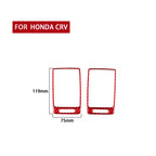 2 PCS Set for Honda CRV 2007-2011 Carbon Fiber Car Side Air Outlet Frame Decorative Sticker,Left and Right Drive Universal, Side Air Outlet Frame