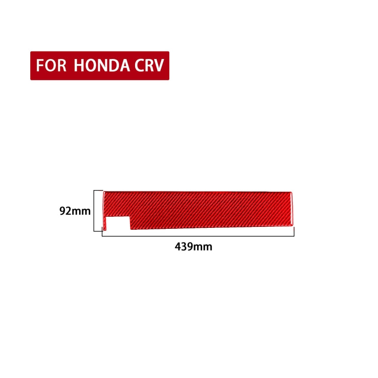 For Honda CRV 2007-2011 Carbon Fiber Car Co-pilot Glove Box Panel Decorative Sticker,Left Drive, Co-pilot Glove Box Panel,Left Drive