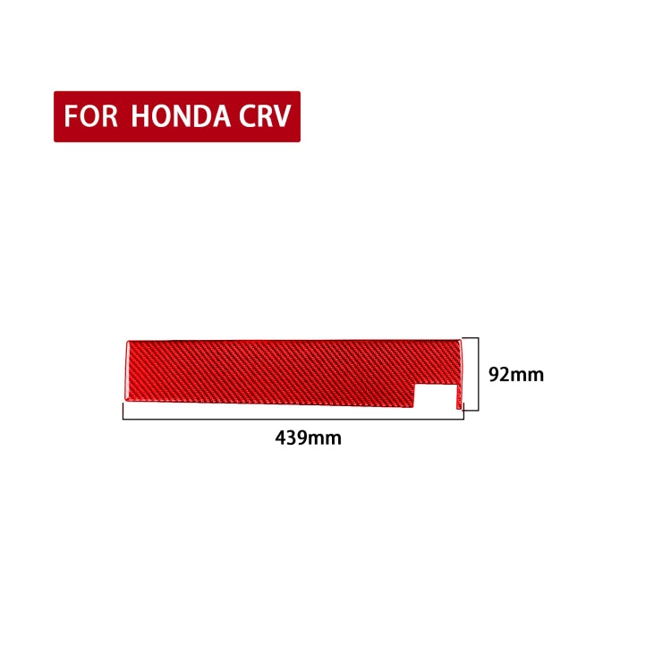 For Honda CRV 2007-2011 Carbon Fiber Car Co-pilot Glove Box Panel Decorative Sticker,Right Drive, Co-pilot Glove Box Panel,Right Drive