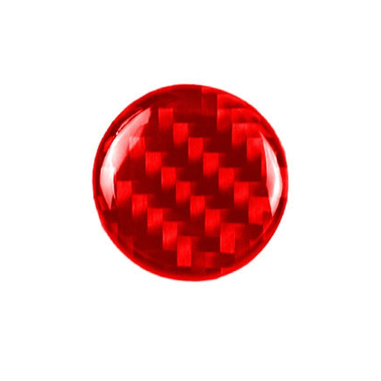 Car Carbon Fiber Multimedia Buttons Decorative Sticker for Mazda 3 / 6 / CX-9 / CX-5, Left and Right Drive, Multimedia Buttons
