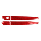 Car Carbon Fiber without Hole Outside Door Handle Decorative Sticker for Mazda CX-5 2017-2018, Right Drive, without Hole Outside Door Handle, Right Drive