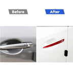 Car Carbon Fiber with Hole Outside Door Handle Decorative Sticker for Mazda CX-5 2017-2018, Left Drive, with Hole Outside Door Handle, Left Drive
