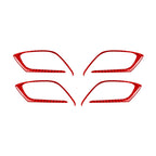 Car Carbon Fiber Inside Door Handle Decorative Sticker for Mazda CX-5 2017-2018, Left and Right Drive, Inside Door Handle