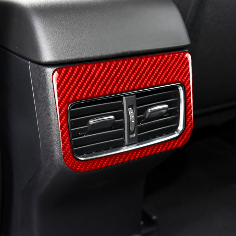 Car Carbon Fiber Rear Air Outlet Decorative Sticker for Mazda CX-5 2017-2018, Left and Right Drive, Rear Air Outlet