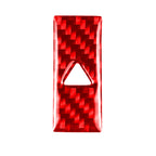 Car Carbon Fiber Warning Light Decorative Sticker for Mazda CX-5 2017-2018, Left and Right Drive, Warning Light