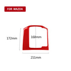 Car Carbon Fiber Gear Panel Decorative Sticker for Mazda CX-5 2017-2018, Left Drive, Gear Panel, Left Drive