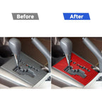 Car Carbon Fiber Gear Panel Decorative Sticker for Toyota RAV4 2006-2013, Right Drive, Gear Panel, Right Drive