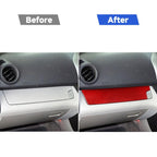 Car Carbon Fiber Passenger Center Control Panel Decorative Sticker for Toyota RAV4 2006-2013, Right Drive, Passenger Center Control Panel, Right Drive
