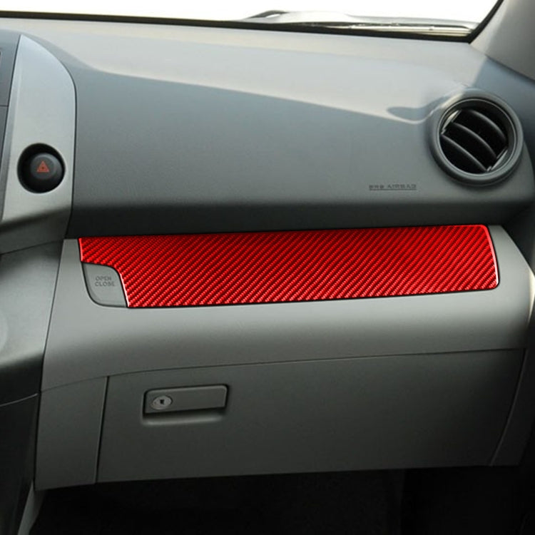 Car Carbon Fiber Passenger Center Control Panel Decorative Sticker for Toyota RAV4 2006-2013, Left Drive, Passenger Center Control Panel, Left Drive