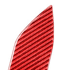 Car Carbon Fiber Warning Light Switch Panel Decorative Sticker for Toyota RAV4 2006-2013, Left and Right Drive, Warning Light Switch Panel