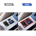 Car Carbon Fiber Rear Mirror Adjustment Switch Frame Decorative Sticker for Toyota RAV4 2006-2013, Right Drive, Rear Mirror Adjustment Switch Frame, Right Drive