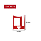 Car Carbon Fiber Handbrake Panel Decorative Sticker for Toyota RAV4 2006-2013, Right Drive, Handbrake Panel, Right Drive