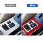 Car Carbon Fiber Handbrake Panel Decorative Sticker for Toyota RAV4 2006-2013, Right Drive, Handbrake Panel, Right Drive