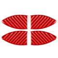 Car Carbon Fiber Inside Door Bowl Decorative Sticker for Toyota RAV4 2006-2013, Left and Right Drive, Inside Door Bowl