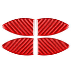 Car Carbon Fiber Inside Door Bowl Decorative Sticker for Toyota RAV4 2006-2013, Left and Right Drive, Inside Door Bowl