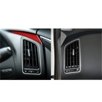 Car Carbon Fiber Dashboard Left Side Decorative Sticker for Infiniti Q50 2014-2020, Right Drive, Dashboard Left Side, Right Drive