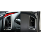 Car Carbon Fiber Dashboard Left Side Decorative Sticker for Infiniti Q50 2014-2020, Left Drive, Dashboard Left Side, Left Drive
