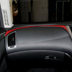 Car Carbon Fiber Dashboard Right Side Decorative Sticker for Infiniti Q50 2014-2020, Right Drive, Dashboard Right Side, Right Drive