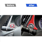 Car Carbon Fiber Dashboard Decorative Sticker for Infiniti Q50, Right Drive, Dashboard, Right Drive
