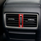 Car Carbon Fiber Rear Air Outlet Decorative Sticker for Infiniti Q50 2014-2020, Left and Right Drive, Rear Air Outlet