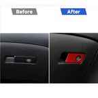Car Carbon Fiber Front Passenger Seat Handle Box Decorative Sticker for Infiniti Q50 2014-2020, Right Drive, Front Passenger Seat Handle Box, Right Drive