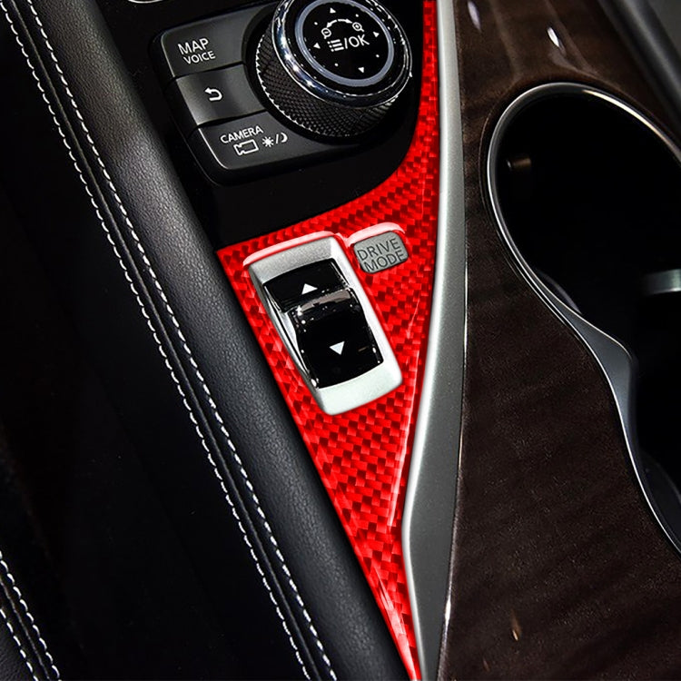 Car Carbon Fiber Driver Panel Decorative Sticker for Infiniti Q50 2014-2020, Left Drive, Driver Panel, Left Drive