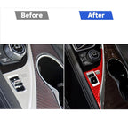 Car Carbon Fiber Driver Panel Decorative Sticker for Infiniti Q50 2014-2020, Left Drive, Driver Panel, Left Drive