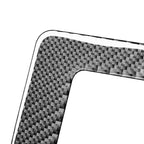 Car Carbon Fiber Driver Left Storage Cover Decorative Sticker for Toyota Highlander 2014-2019, Left Drive, Driver Left Storage Cover