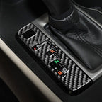 Car Carbon Fiber Gear Indicator Decorative Sticker for Toyota Highlander 2014-2019, Left Drive, Gear Indicator
