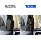Car Carbon Fiber A-pillar Decorative Sticker for Toyota Highlander 2014-2019, Left Drive, A-pillar