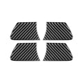 Car Carbon Fiber Inside Door Bowl Decorative Sticker for Toyota Highlander 2014-2019, Left Drive, Inside Door Bowl