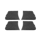 Car Carbon Fiber Inside Door Bowl Decorative Sticker for Toyota Highlander 2014-2019, Left Drive, Inside Door Bowl