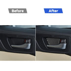 Car Carbon Fiber Inside Door Bowl Decorative Sticker for Toyota Highlander 2014-2019, Left Drive, Inside Door Bowl