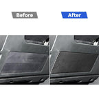 Car Carbon Fiber Steering Wheel Lower Panel Decorative Sticker for Toyota Highlander 2014-2019, Left Drive, Steering Wheel Lower Panel