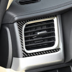 Car Carbon Fiber Side Air Outlet Decorative Sticker for Toyota Highlander 2014-2019, Left Drive, Side Air Outlet