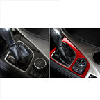 Car Carbon Fiber Gear Panel Decorative Sticker for Infiniti Q50 2014-2020, Left Drive, Gear Panel, Left Drive