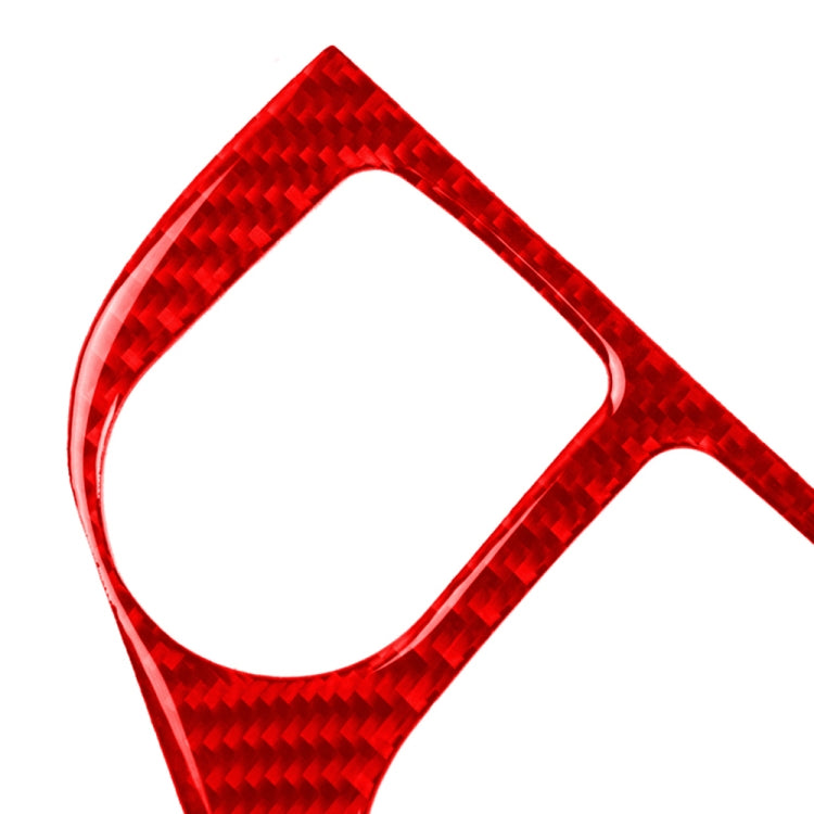 Car Carbon Fiber Gear Panel Decorative Sticker for Infiniti Q50 2014-2020, Right Drive, Gear Panel, Right Drive