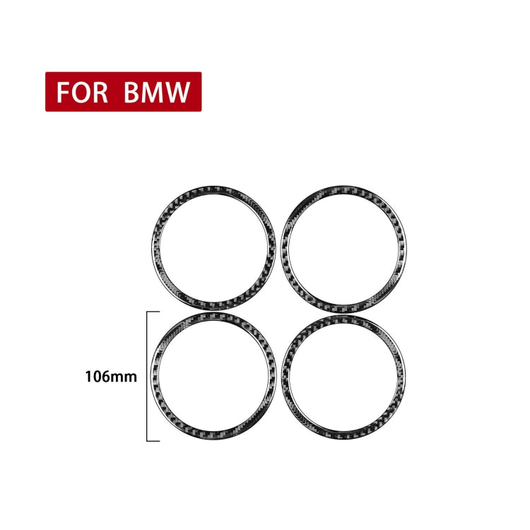 Car Door Horn Ring Decorative Sticker for BMW F52 1 Series Sedan 2017-2019, Left Drive, Door Horn Ring
