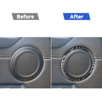 Car Door Horn Ring Decorative Sticker for BMW F52 1 Series Sedan 2017-2019, Left Drive, Door Horn Ring