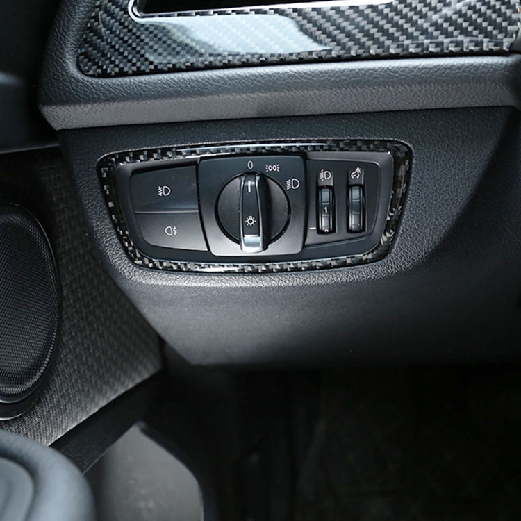 Car Headlight Switch Decorative Sticker for BMW F52 1 Series Sedan 2017-2019, Left Drive, Headlight Switch