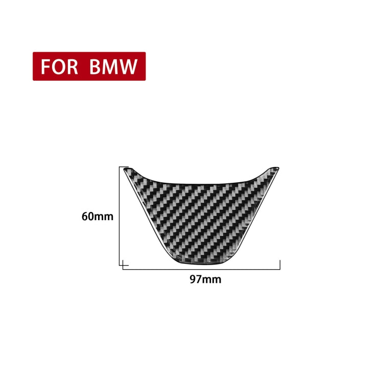 Car Steering Wheel Decorative Sticker for BMW F52 1 Series Sedan 2017-2019, Left Drive, Steering Wheel