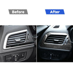 Car Air Conditioning Air Outlet Decorative Sticker for BMW F52 1 Series Sedan 2017-2019, Left Drive, Air Conditioning Air Outlet