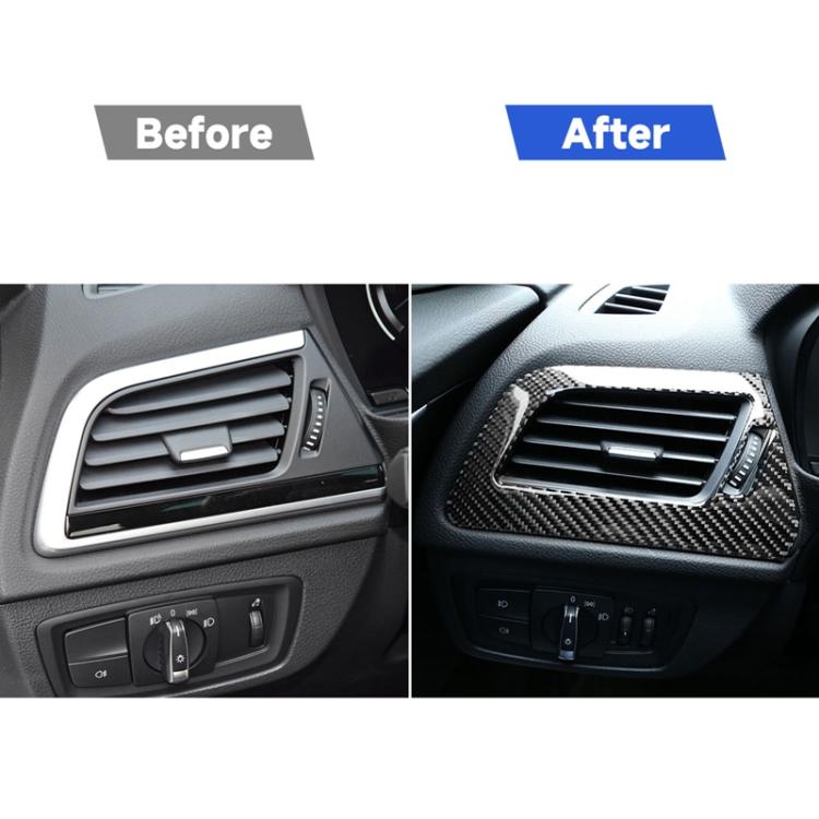 Car Air Conditioning Air Outlet Decorative Sticker for BMW F52 1 Series Sedan 2017-2019, Left Drive, Air Conditioning Air Outlet
