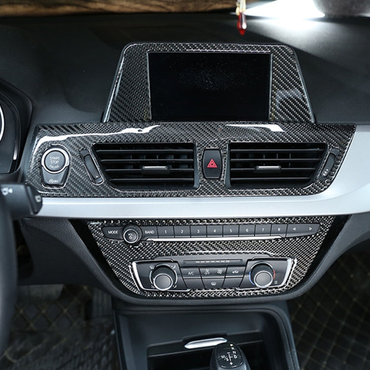 Car Navigation Panel Decorative Sticker for BMW F52 1 Series Sedan 2017-2019, Left Drive, Navigation Panel