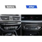 Air Conditioning Switch Panel Decorative Sticker for BMW F52 1 Series Sedan 2017-2019, Left Drive, Air Conditioning Switch Panel